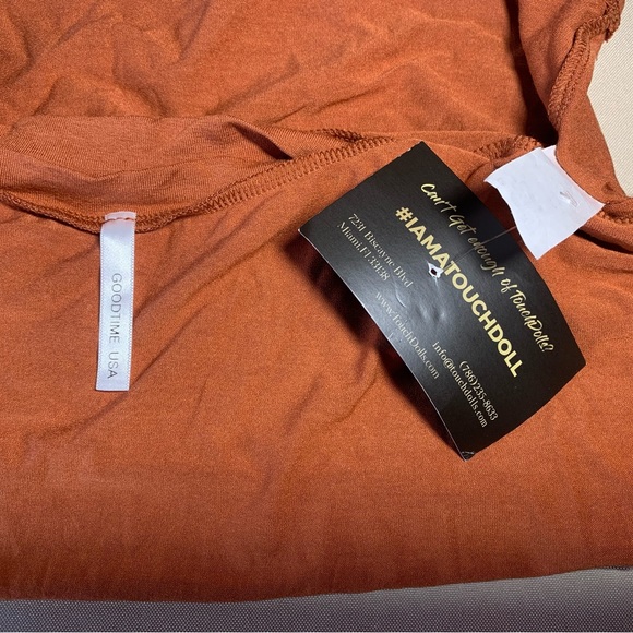 NWT Goodtime USA Pant Suit Pants Crop Top Touch Dolls 2 Piece - Picture 8 of 12